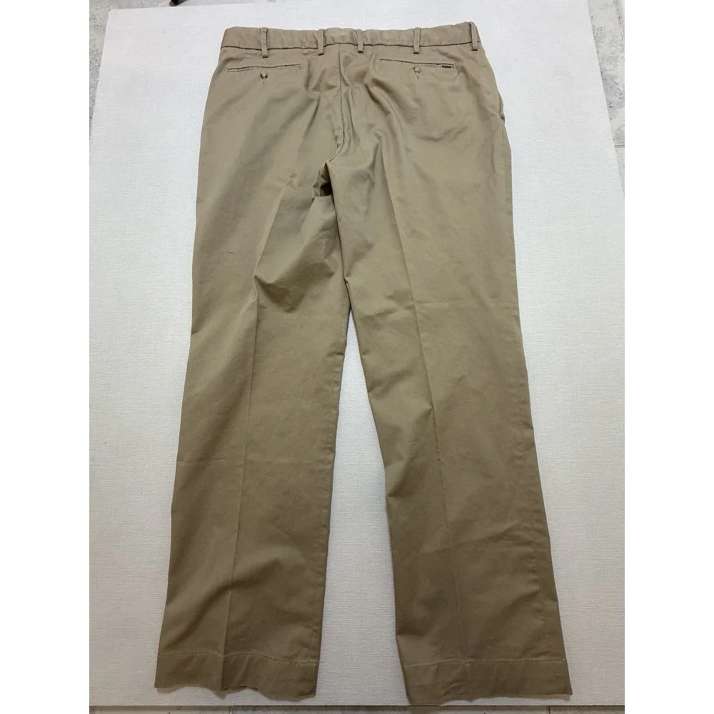 Polo Ralph Lauren Mens 38x32 Stretch Classic Fit Chino Pants Khaki